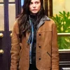 Asal Vision Leather Jackets | A Complete Unknown Joan Baez Jacket Brown