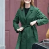 Asal Vision Women Coats | A Complete Unknown Sylvie Russo Trench Coat Green
