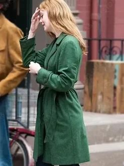 Asal Vision Women Coats | A Complete Unknown Sylvie Russo Trench Coat Green