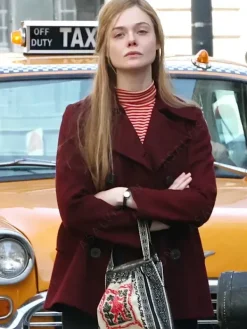 Asal Vision Women Coats | A Complete Unknown Sylvie Russo Peacoat Maroon