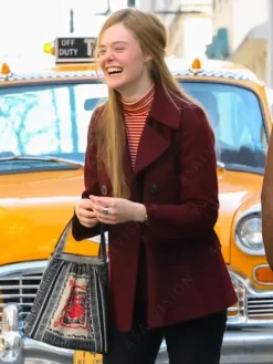 Asal Vision Women Coats | A Complete Unknown Sylvie Russo Peacoat Maroon