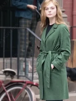 Asal Vision Women Coats | A Complete Unknown Sylvie Russo Trench Coat Green