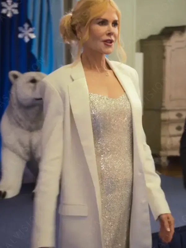 Asal Vision Women Coats | A Family Affair Nicole Kidman Coat White
