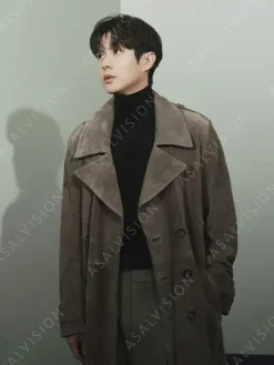Asal Vision Men Coats | A Killer Paradox Lee Tang Vintage Trench Coat Vintage Brown