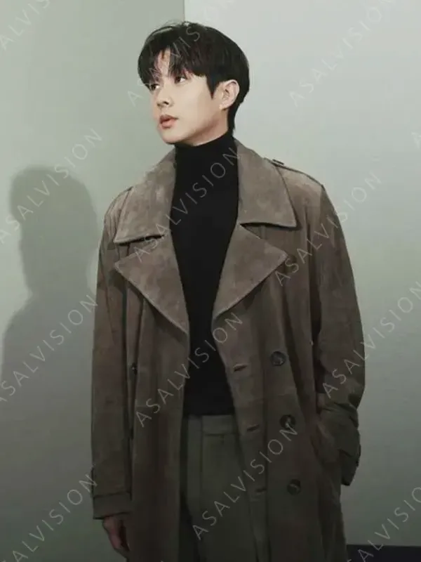 Asal Vision Men Coats | A Killer Paradox Lee Tang Vintage Trench Coat Vintage Brown