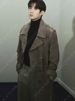 Asal Vision Men Coats | A Killer Paradox Lee Tang Vintage Trench Coat Vintage Brown
