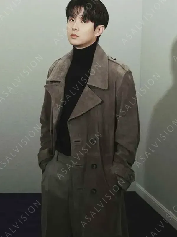 Asal Vision Men Coats | A Killer Paradox Lee Tang Vintage Trench Coat Vintage Brown
