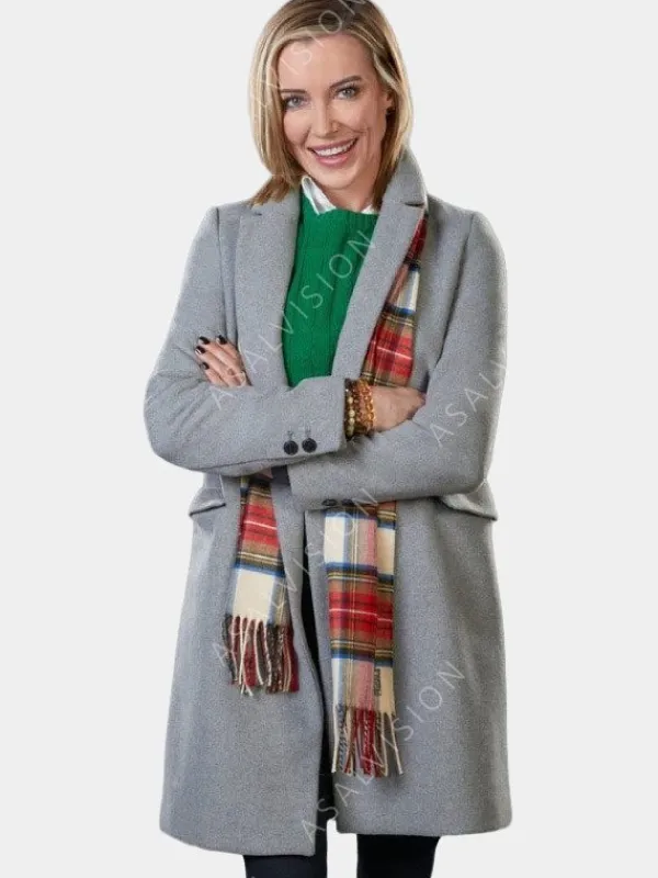 Asal Vision Women Coats | A Royal Christmas 2023 Crush Ava Jensen Coat Grey