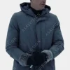 Asal Vision Men Coats | A Royal Christmas Crush 2023 Stephen Huszar Puffer Coat Grey