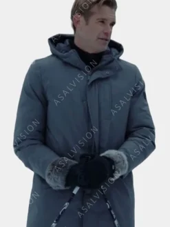 Asal Vision Men Coats | A Royal Christmas Crush 2023 Stephen Huszar Puffer Coat Grey