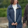 Asal Vision Cotton Jackets | A Scottish Love Scheme Erica Durance Jacket Navy Blue