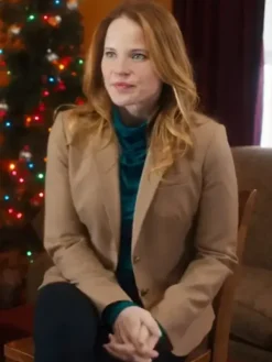 Asal Vision Blazers | A Very Vermont Christmas 2024 Joy Keogh Blazer Light Brown