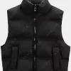 Asal Vision Vests | Addams Wednesday Puffer Vest Black