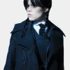 Asal Vision Women Coats | Addams Wednesday Trench Coat Black