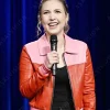 Asal Vision Leather Jackets | After Midnight Taylor Tomlinson Leather Jacket Pink And Red