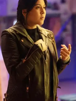 Asal Vision Leather Jackets | Alaqua Cox Echo Leather Jacket Black