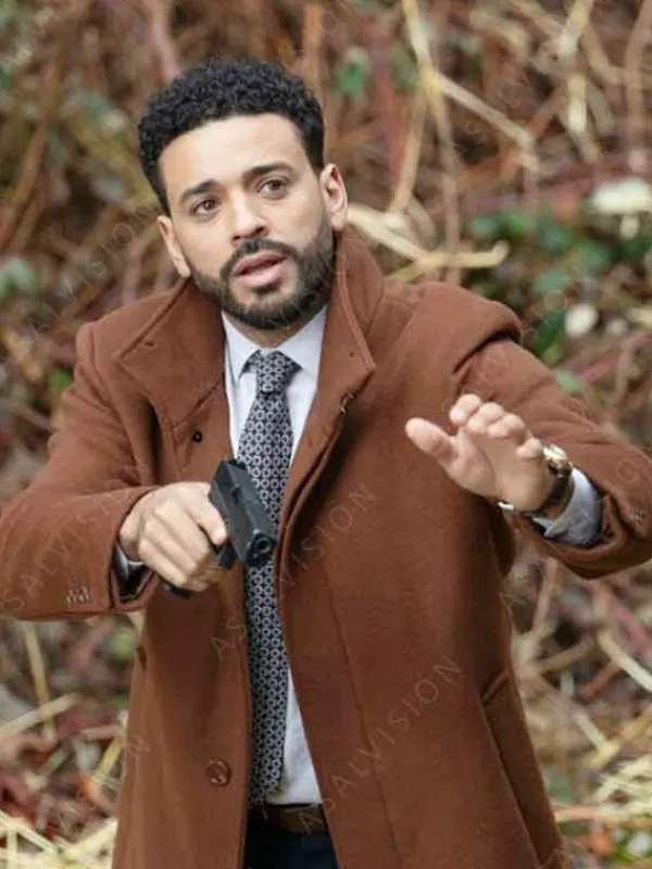 Asal Vision Men Coats | Alert Missing Persons Unit Mike Sherman Trench Coat Brown