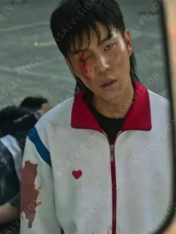 Asal Vision Cotton Jackets | All Of Us Are Dead Yoon Gwi Nam Jacket White