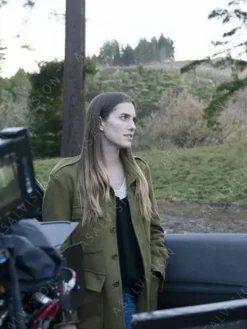 Asal Vision Women Coats | Allison Williams M3GAN Wool Coat Olive Green