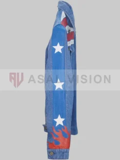 Asal Vision Denim Jackets | America Chavez Doctor Strange Denim Jacket Blue