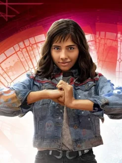 Asal Vision Denim Jackets | America Chavez Doctor Strange Denim Jacket Blue