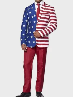 Asal Vision Blazers | American Flag Suit American Flag Design