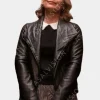 Asal Vision Black Jackets | Leather Jackets | Amy Ryan Only Murders In The Building Leather Jacket Black