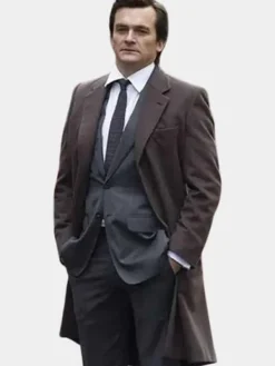 Asal Vision Men Coats | Anatomy of a Scandal James Whitehouse Coat Brown