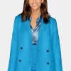 Asal Vision Women Coats | Anatomy of a Scandal Olivia Lytton Coat Blue