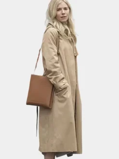 Asal Vision Women Coats | Anatomy of a Scandal Sienna Miller Trench Coat Same As Image