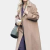 Asal Vision Women Coats | Anatomy of a Scandal Sienna Miller Long Coat Brown