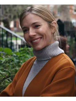 Asal Vision Women Coats | Anatomy of a Scandal Sienna Miller Coat Orange