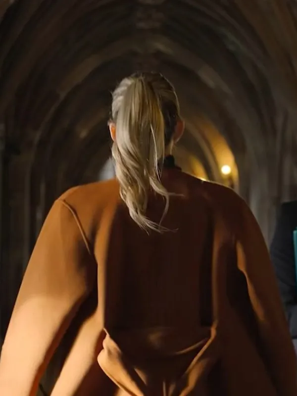 Asal Vision Women Coats | Anatomy of a Scandal Sienna Miller Coat Orange