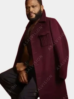 Asal Vision Men Coats | Andre Johnson Black-ish Coat Maroon