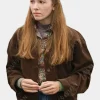 Asal Vision Cotton Jackets | Angelina Meyer Manifest Season 3 Jacket Brown