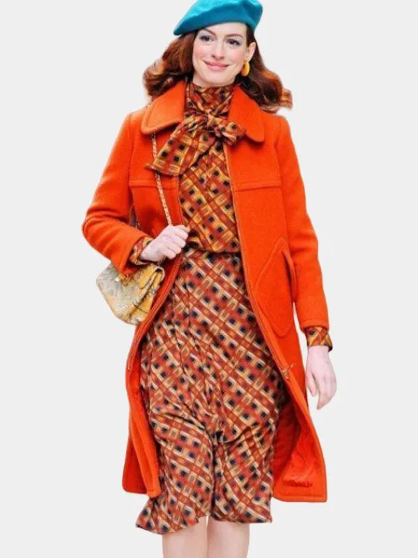 Asal Vision Women Coats | Anne Hathaway Modern Love Coat Orange