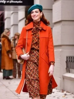 Asal Vision Women Coats | Anne Hathaway Modern Love Coat Orange