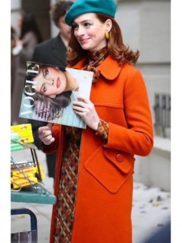 Asal Vision Women Coats | Anne Hathaway Modern Love Coat Orange