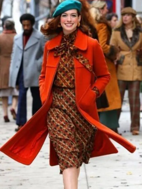 Asal Vision Women Coats | Anne Hathaway Modern Love Coat Orange