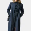 Asal Vision Women Coats | Annie Murphy Russian Doll Coat Black