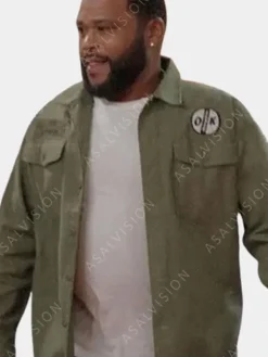 Asal Vision Cotton Jackets | Anthony Anderson Black-ish Military Jacket Military Green