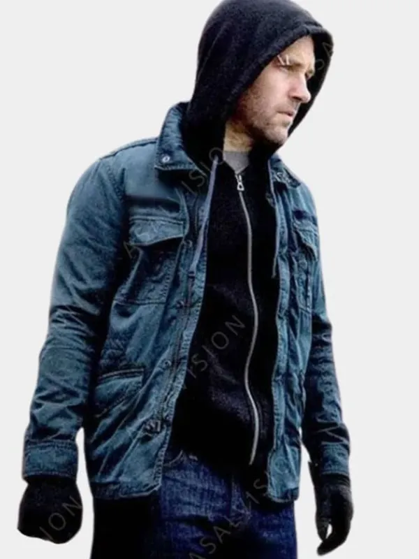 Asal Vision Cotton Jackets | Ant-Man and the Wasp: Quantumania Scott Lang Jacket Dark Blue