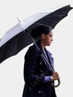 Asal Vision Women Coats | Ariana Guerra Marvel’s Helstrom Coat Blue