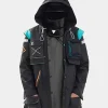 Asal Vision Men Coats | Arknights Doctor Cosplay Coat Black