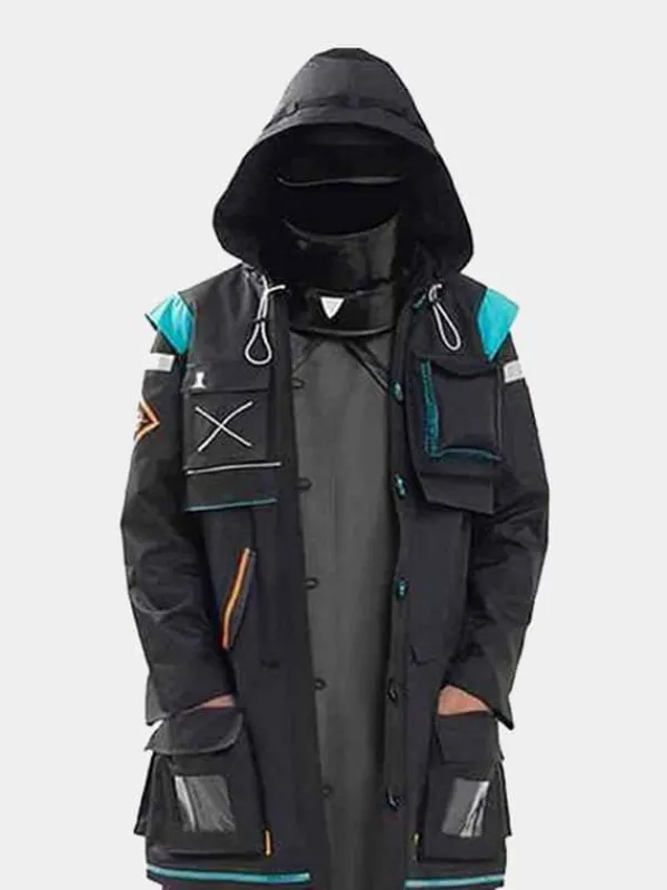 Asal Vision Men Coats | Arknights Doctor Cosplay Coat Black