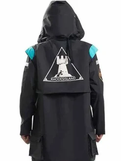 Asal Vision Men Coats | Arknights Doctor Cosplay Coat Black