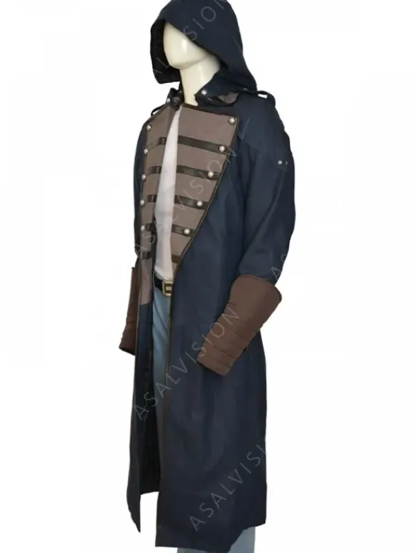Asal Vision Women Coats | Men Coats | Arno Dorian Assassins Creed Unity Hooded Long Coat