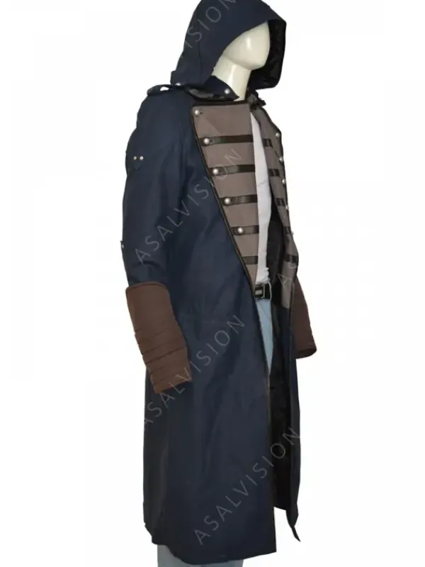 Asal Vision Women Coats | Men Coats | Arno Dorian Assassins Creed Unity Hooded Long Coat