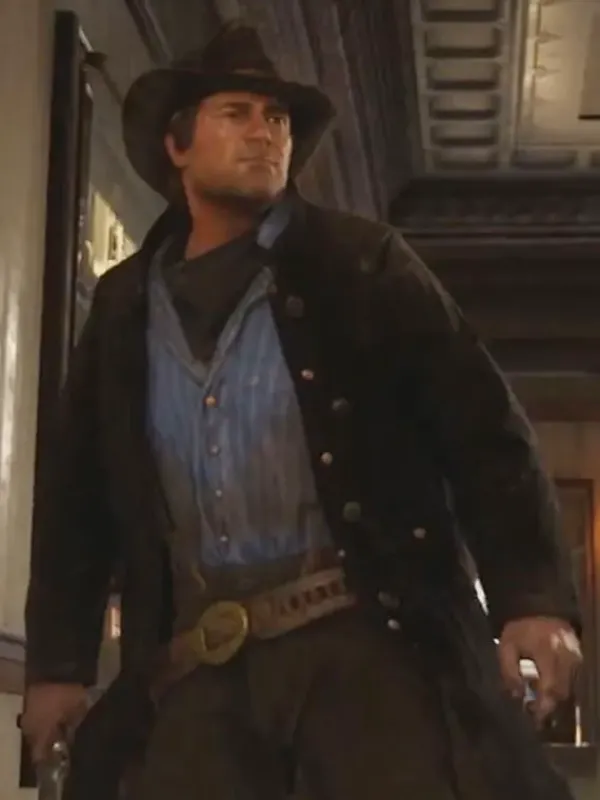 Asal Vision Men Coats | Arthur Morgan Red Dead Redemption 2 Trench Coat Brown