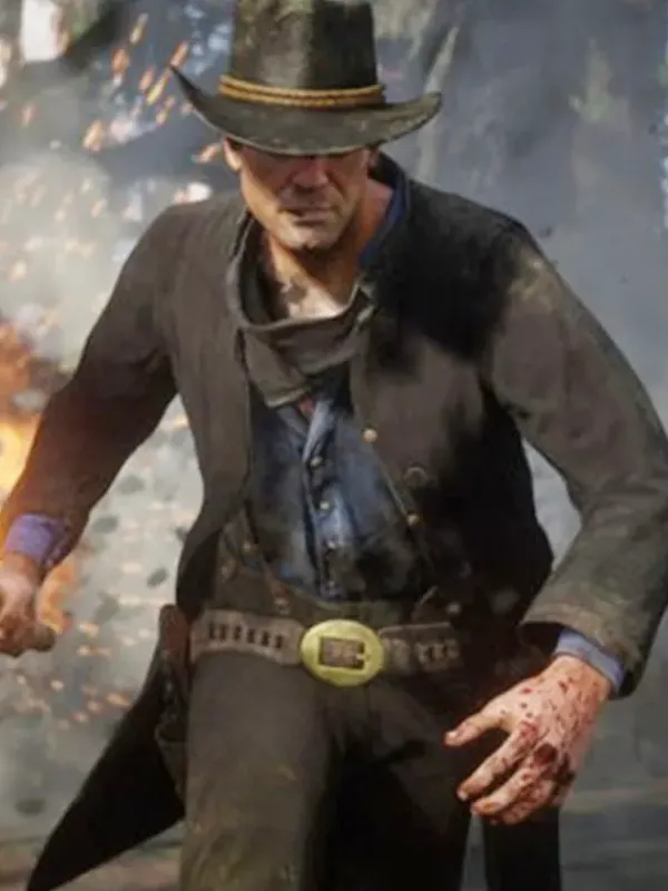 Asal Vision Men Coats | Arthur Morgan Red Dead Redemption 2 Trench Coat Brown